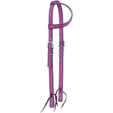Tough1 Purple Tooled Nylon Ear Headstall