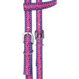 Tough1 Purple Tooled Nylon Ear Headstall