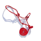 Rope Halter 5/16" with 5/8" x 8 ft Removable Lead in 2 Tone Colors