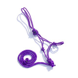 Rope Halter 5/16" with 5/8" x 8 ft Removable Lead in 2 Tone Colors