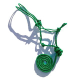Rope Halter 5/16" with 5/8" x 8 ft Removable Lead in 2 Tone Colors