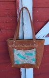 Custom Leather Tote