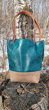 Custom Leather Tote