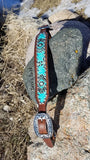 Custom Wither Strap with Painted letters or overlay w/ spots