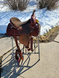 Lightly USED 14" Corriente Barrel Saddle