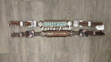 Custom Wither Strap with Painted letters or overlay w/ spots