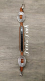 Custom Wither Strap with Painted letters or overlay w/ spots