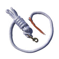 Cowboy Lead 5/8" x 9' w/ BP Bolt Snap, Leather Popper