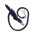 Cowboy Lead 5/8" x 9' w/ BP Bolt Snap, Leather Popper