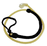 Showman ® 4.5ft Braided nylon Over & Under whip with lasso end