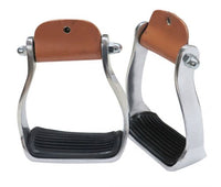 Showman ® Polished aluminum stirrup