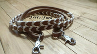Custom Leather Laced Reins