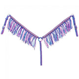 Braided Cord Breastcollar with Crystal Accents and Fringe 41-500