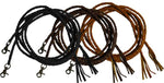 Showman Leather braided split reins