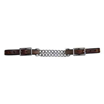 7800C: CURB CHAIN – CHOCOLATE DOUBLE FLAT LINK