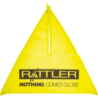 Rattler Rope Breakaway Flag, Neon Yellow