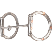 Classic Equine Sherry Cervi Diamond D-Ring Barrel Bit with Square Bar