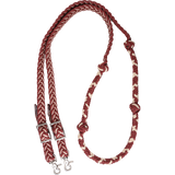 Martin Saddlery Braided Nylon Barrel Rein with Knots 1-inch Thick Buckle Snap Ends