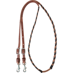 Martin Saddlery Latigo Laced Barrel Rein