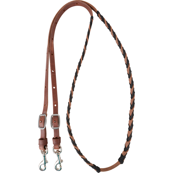 Martin Saddlery Latigo Laced Barrel Rein