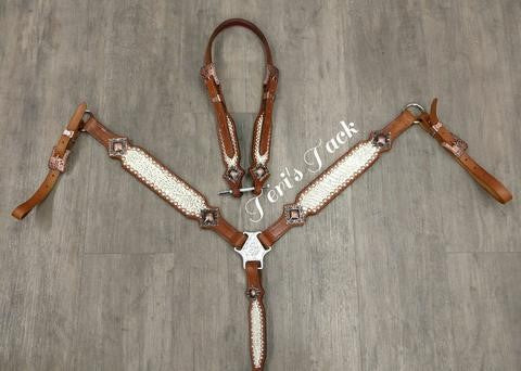 Custom Tack Set w/ plain conchos & matching witherstrap – Teri Larsen's ...