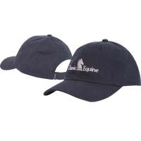 Classic Equine Kid's Snap Back Cap with Embroidered Logo, Navy, Small