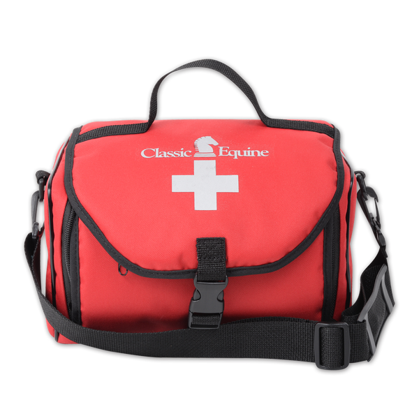 Classic Equine Medical First Aid Equine Kit, Red