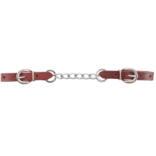 Martin Saddlery Latigo and Twist Link Chain Curb Strap