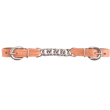 Martin Saddlery Leather and Flat Link Chain Curb Strap