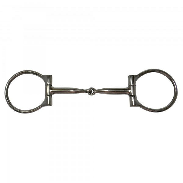 STAINLESS STEEL D-RING SNAFFLE #DR037