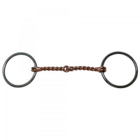 3/8? MEDIUM TWISTED LOOSE RING SNAFFLE #DR045