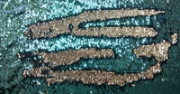 Showman ® Turquoise and Silver Sequins SH14249