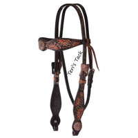 VINTAGE SUNFLOWER BROWBAND HEADSTALL X0210-1001