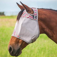 Patterned Cashel Crusaider Fly mask with ears