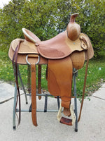 Used Reichert 16” ranch style saddle