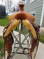 Used Reichert 16” ranch style saddle