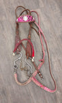 Used Headstall with "S" Hack & barrel rein
