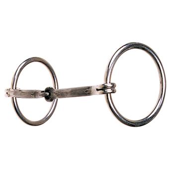102 MEDIUM RINGS – 3/8 SMOOTH SWEET IRON SNAFFLE – STAGE A