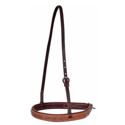 7774 ROSEWOOD HARNESS NOSEBAND WITH DOTS